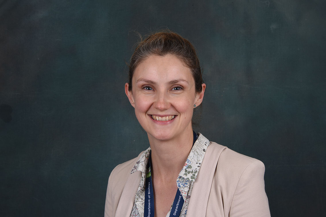 Dr Beth Mortimer Department of Biology