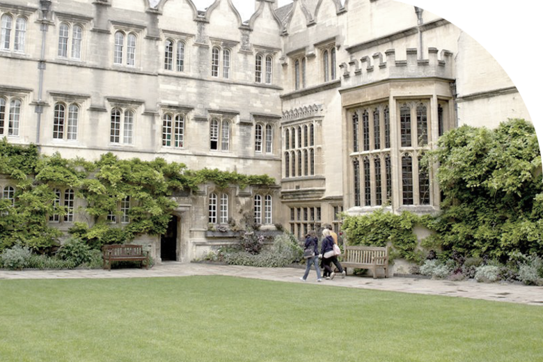 Jesus College quad 