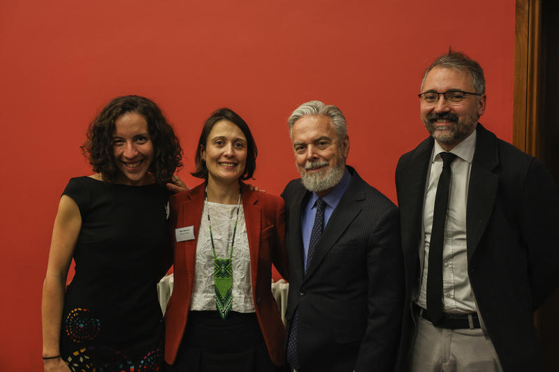 Erika Berenguer, Aline Soterroni, Ambassador Antonio Patriota, and Fernando Bastos