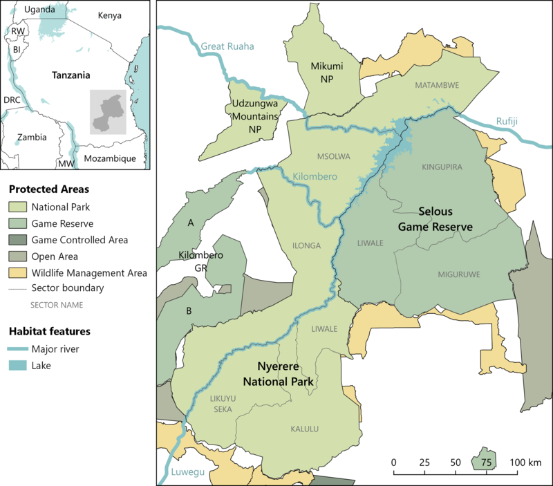 selous nyerere overview
