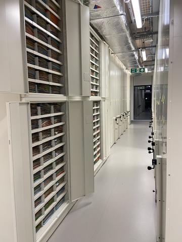 Herbaria cupboards in the LaMB