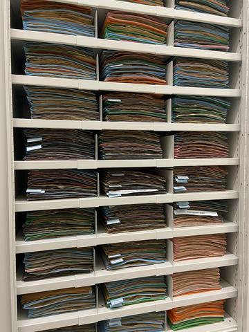 Specimens in cupboards in the LaMB