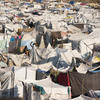 Tents of an internally displaced persons camp after the earthquake in Haiti